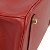 Hermes Birkin Handbag Red Ardennes with Gold Hardware