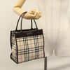 Secondhand Burberry Nova Check Tote Canvas and