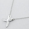 Tiffany & Co. Paloma Picasso Graffiti X Pendant Necklace Silver