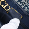 Christian Dior Vintage Double Saddle Bag Diorissimo Canvas
