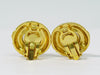Secondhand Chanel Vintage Round Clip-On Earrings Metal with Faux
