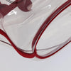 Secondhand Prada Logo Tote Transparent Plastic Accessories