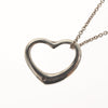 Tiffany & Co. Elsa Peretti Open Heart Pendant Necklace Sterling Silver