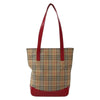 Secondhand Burberry Nova Check Tote canvas check pattern