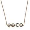 Secondhand Chanel Coco Long Necklace Gold-plated
