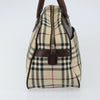 Burberry Nova Check Bowling Bag Canvas