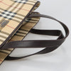 Secondhand Burberry Top Handle Tote Haymarket