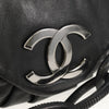 Chanel CC Rings Flap Bag Pleated Lambskin