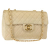 Chanel Vintage Classic Single Flap Bag Silk