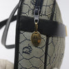 Secondhand Christian Dior Vintage Honeycomb Shoulder Bag Canvas and