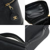 Chanel Vintage Timeless Cosmetic Case Caviar