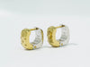 Secondhand Louis Vuitton Bicolor Nanogram Hoop Earrings