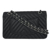 Chanel Timeless - Classic Double Flap Bag Chevron Caviar