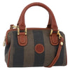 Secondhand Fendi Vintage Pequin Convertible Boston Bag