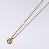 Secondhand Christian Dior CD Round Pendant Necklace