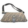 Fendi Chef Zip Crossbody Bag Zucca Canvas