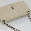 Secondhand Chanel Natural Beauty Split Pocket Flap Bag Stitched