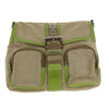 Secondhand Prada Double Pocket Buckle Flap Bag Tessuto