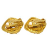 Secondhand Chanel CC Rhombus Clip-On Earrings
