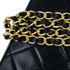 Chanel Vintage CC Chain Full Flap Bag Quilted Leather