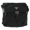Secondhand Prada Buckle Messenger Bag Tessuto