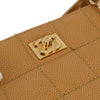 Chanel Vintage Chocolate Bar Zip Around Tote Quilted Calfskin