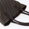 Fendi Vintage Open Tote Zucca Canvas with Leather