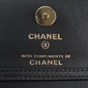 Secondhand Chanel Flap Card Holder on Chain Quilted Printed