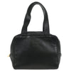Secondhand Loewe Anagram handbag Black Leather Bags