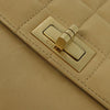 Chanel Chocolate Bar Accordion Reissue Flap Bag Quilted Lambskin
