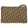 Christian Dior Vintage Trotter Shoulder Bag Canvas