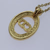 Secondhand Christian Dior CD Pendant Necklace Gold-plated