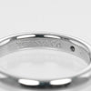 Tiffany & Co. Elsa Peretti 1 Diamond Stacking Band Ring 950 Platinum with Diamond