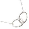 Tiffany & Co. Elsa Peretti Double Loop Pendant Necklace Silver 925
