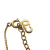 Secondhand Christian Dior CD Pendant Necklace Gold-plated