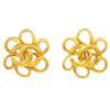 Secondhand Chanel Vintage CC Flower Clip-On Earrings