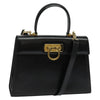 Secondhand Salvatore Ferragamo Gancini Convertible Top Handle Bag