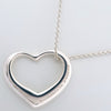 Tiffany & Co. Elsa Peretti Open Heart Pendant Necklace Sterling Silver