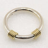Tiffany & Co. Double Coil Ring Silver and gold
