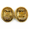 Secondhand Chanel Vintage Round CC Clip-On Earrings