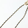 Chanel CC Perfume Bottle Pendant Chain Long Necklace Metal with Leather, Crystals and Faux Pearl