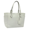 Secondhand Loewe Heritage Tote White Leather Accessories