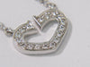 Secondhand Cartier C Heart de Cartier Pendant Necklace 18K White Gold with Diamonds