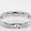 Tiffany & Co. Flat Ring Platinum / 3P Diamond