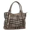 Secondhand Burberry Nova Check Tote Canvas and