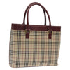 Secondhand Burberry Nova Check Tote Canvas and