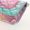 Secondhand Chanel Rainbow Reissue 2.55 Wallet on Chain Quilted Multicolor Metallic Goatskin