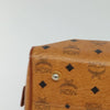 MCM Visetos Handbag Canvas and Leather