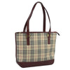 Secondhand Burberry Nova Check Tote canvas check pattern