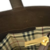 Secondhand Burberry Vintage Handbag Brown Leather Bags